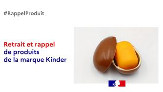 Rappel produits - Chocolat Kinder