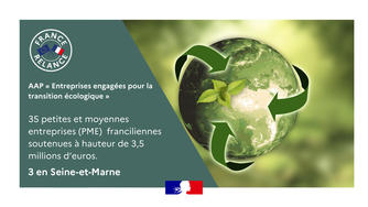 France Relance soutient 3 projets engagés pour la transition écologique en Seine-et-Marne