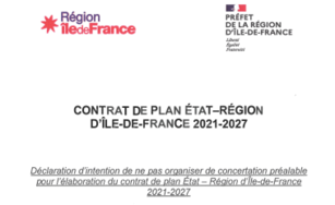 Déclaration d'intention relative au Contrat de plan Etat-Région 2021-2027